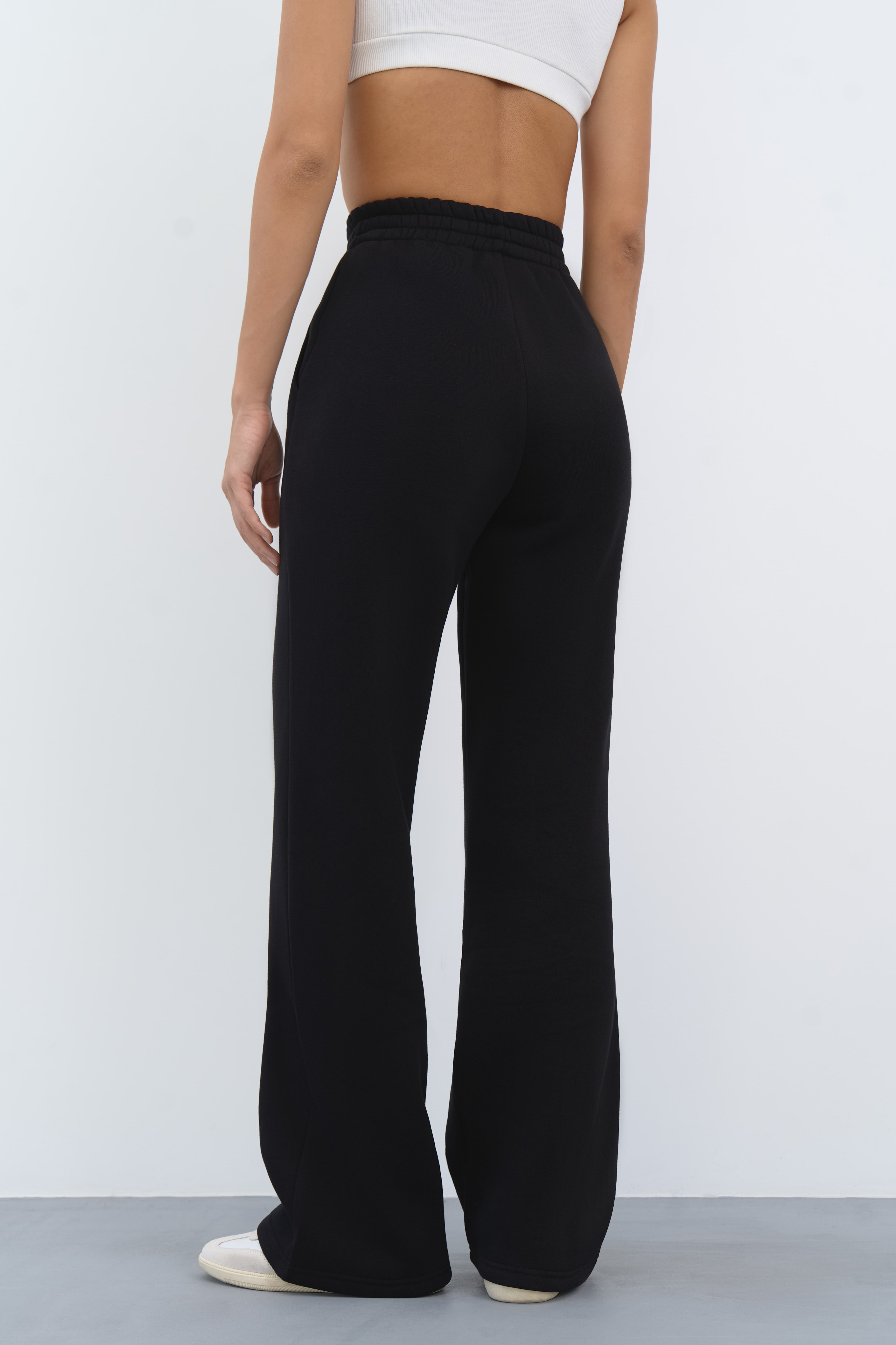 Штани wide leg з футера TR19701